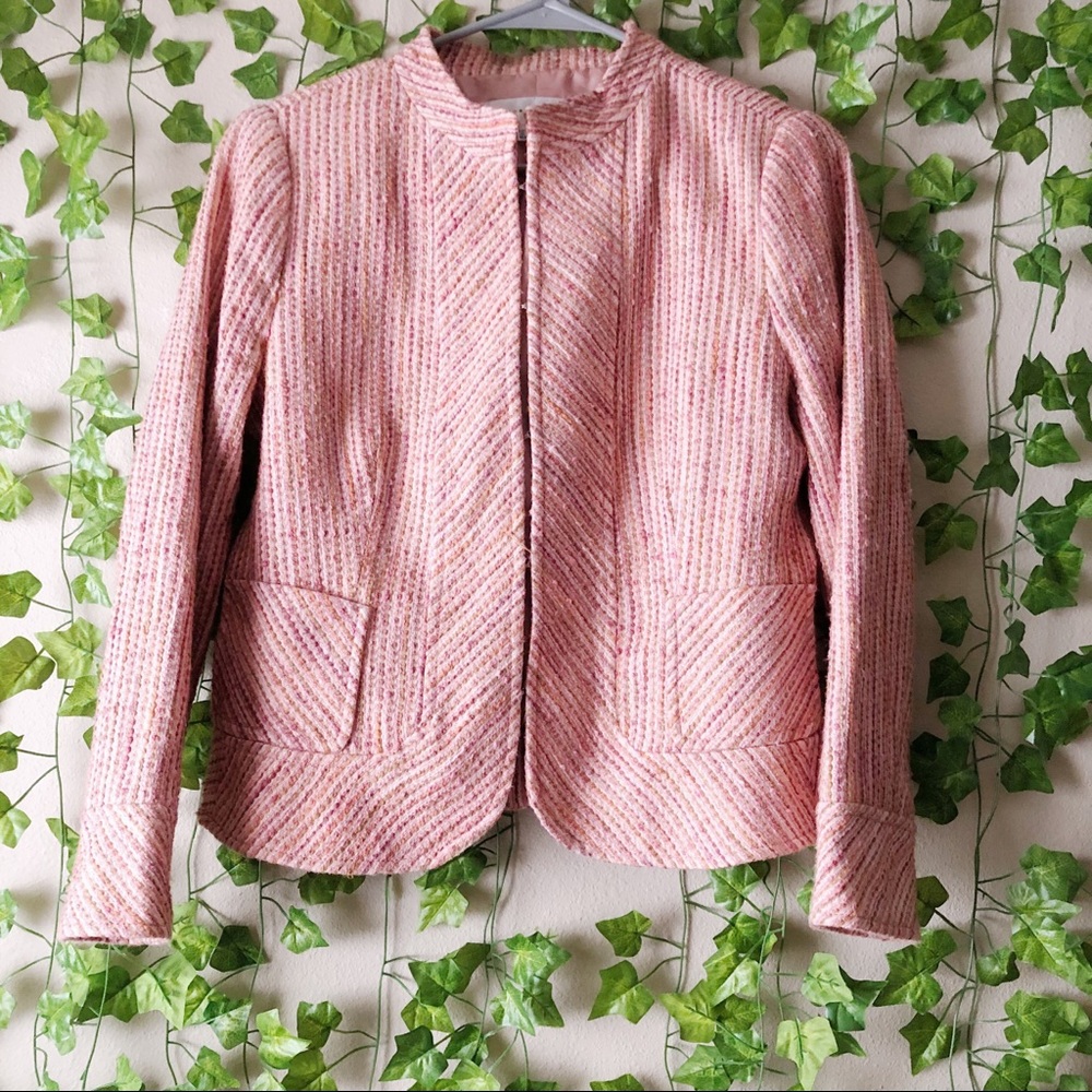 Tweed Pink Zara Blazer